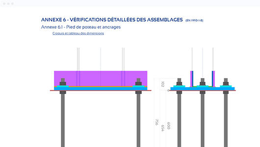 Exemple de plan dans un dossier d'étude d'exécution